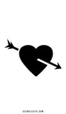 Heart Stencil